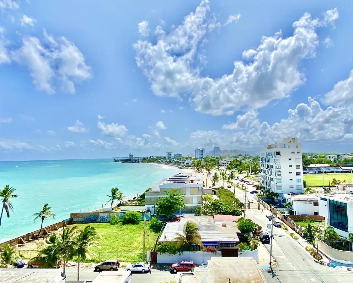 Oceanview Beach Block Balcony Ocean And City View San Juan